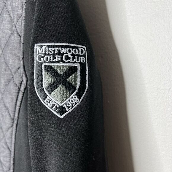 Straight Down Jacket Womens Small Golf Full Zip Stretch Quilted Gray Logo - Picture 8 of 13